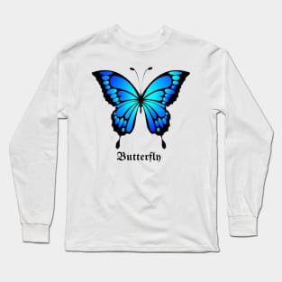 "Butterfly" cooles günstiges Schmetterlingdesign Long Sleeve T-Shirt